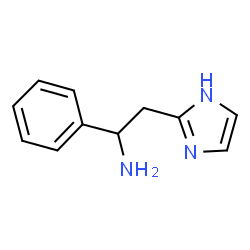 ChemSpider 2D Image | 2-(1H-Imidazol-2-yl)-1-phenylethanamine | C11H13N3