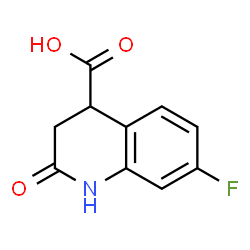 ChemSpider 2D Image | 7-Fluoro-2-oxo-1,2,3,4-tetrahydro-4-quinolinecarboxylic acid | C10H8FNO3