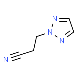 ChemSpider 2D Image | 3-(2H-1,2,3-Triazol-2-yl)propanenitrile | C5H6N4