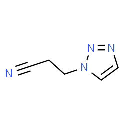 ChemSpider 2D Image | 3-(1H-1,2,3-Triazol-1-yl)propanenitrile | C5H6N4