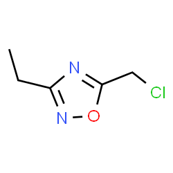 ChemSpider 2D Image | 5-(Chloromethyl)-3-ethyl-1,2,4-oxadiazole | C5H7ClN2O