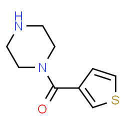 ChemSpider 2D Image | 1-(thien-3-ylcarbonyl)piperazine | C9H12N2OS