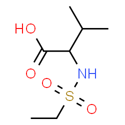 ChemSpider 2D Image | N-(Ethylsulfonyl)valine | C7H15NO4S