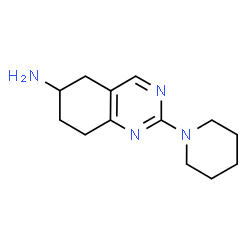 ChemSpider 2D Image | 2-piperidin-1-yl-5,6,7,8-tetrahydroquinazolin-6-amine | C13H20N4