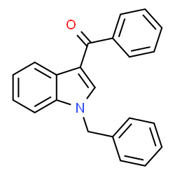 ChemSpider 2D Image | (1-Benzyl-1H-indol-3-yl)(phenyl)methanone | C22H17NO