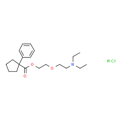 ChemSpider 2D Image | PENTOXYVERINE HYDROCHLORIDE | C20H32ClNO3