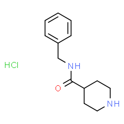 ChemSpider 2D Image | N-Benzyl-4-piperidinecarboxamide hydrochloride (1:1) | C13H19ClN2O