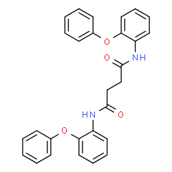 ChemSpider 2D Image | N,N'-Bis(2-phenoxyphenyl)succinamide | C28H24N2O4