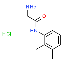 ChemSpider 2D Image | 2-amino-N-(2,3-dimethylphenyl)acetamide hydrochloride | C10H15ClN2O