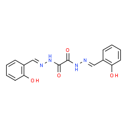 ChemSpider 2D Image | N'~1~,N'~2~-Bis[(E)-(2-hydroxyphenyl)methylene]ethanedihydrazide | C16H14N4O4