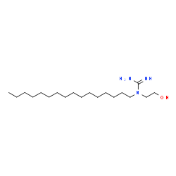 ChemSpider 2D Image | 1-Hexadecyl-1-(2-hydroxyethyl)guanidine | C19H41N3O