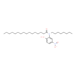 ChemSpider 2D Image | N-(2-Hydroxy-5-nitrophenyl)-N-octylhexadecanamide | C30H52N2O4