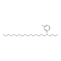 ChemSpider 2D Image | N-Butyl-N-hexadecyl-3-methylaniline | C27H49N