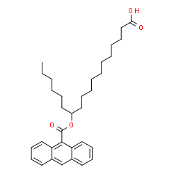 ChemSpider 2D Image | 12-(9-anthroyloxy)stearic acid | C33H44O4