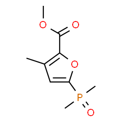ChemSpider 2D Image | Methyl 5-(dimethylphosphoryl)-3-methyl-2-furoate | C9H13O4P