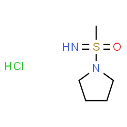 ChemSpider 2D Image | 1-(S-Methylsulfonimidoyl)pyrrolidine hydrochloride (1:1) | C5H13ClN2OS