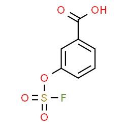 ChemSpider 2D Image | 3-[(Fluorosulfonyl)oxy]benzoic acid | C7H5FO5S