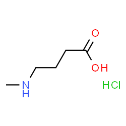 ChemSpider 2D Image | 4-(METHYLAMINO)BUTYRIC ACID HYDROCHLORIDE | C5H12ClNO2