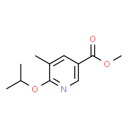 ChemSpider 2D Image | Methyl 6-isopropoxy-5-methylnicotinate | C11H15NO3