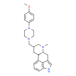 ChemSpider 2D Image | (10xi)-8-{[4-(4-Methoxyphenyl)-1-piperazinyl]methyl}-6-methylergoline | C27H34N4O
