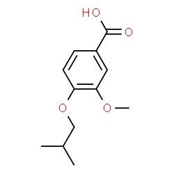 ChemSpider 2D Image | 4-Isobutoxy-3-methoxybenzoic acid | C12H16O4