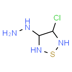 ChemSpider 2D Image | 3-Chloro-4-hydrazino-1,2,5-thiadiazolidine | C2H7ClN4S