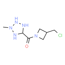 ChemSpider 2D Image | [3-(Chloromethyl)-1-azetidinyl](2-methyl-5-tetrazolidinyl)methanone | C7H14ClN5O