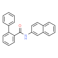 ChemSpider 2D Image | N-(2-Naphthyl)-2-biphenylcarboxamide | C23H17NO