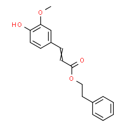 ChemSpider 2D Image | CAFFEIC ACID 3-O-B-D-GLUCOPYRANOSIDE | C18H18O4
