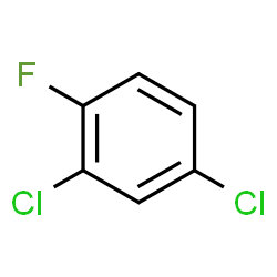 ChemSpider 2D Image | 2,4-Dichloro-1-fluorobenzene | C6H3Cl2F