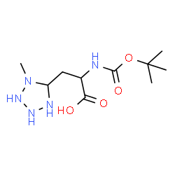 ChemSpider 2D Image | N-{[(2-Methyl-2-propanyl)oxy]carbonyl}-3-(1-methyl-5-tetrazolidinyl)alanine | C10H21N5O4