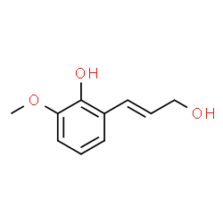 ChemSpider 2D Image | 2-[(1E)-3-Hydroxy-1-propen-1-yl]-6-methoxyphenol | C10H12O3