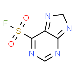 ChemSpider 2D Image | 8H-Purine-6-sulfonyl fluoride | C5H3FN4O2S