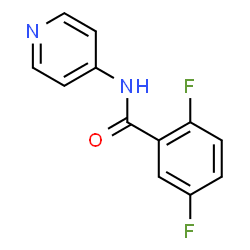 ChemSpider 2D Image | 2,5-Difluoro-N-(4-pyridinyl)benzamide | C12H8F2N2O