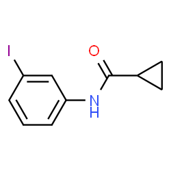 ChemSpider 2D Image | N-(3-Iodophenyl)cyclopropanecarboxamide | C10H10INO