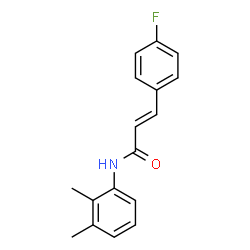 ChemSpider 2D Image | (2E)-N-(2,3-Dimethylphenyl)-3-(4-fluorophenyl)acrylamide | C17H16FNO