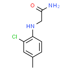 ChemSpider 2D Image | N~2~-(2-Chloro-4-methylphenyl)glycinamide | C9H11ClN2O