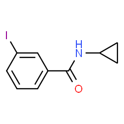 ChemSpider 2D Image | N-Cyclopropyl-3-iodobenzamide | C10H10INO