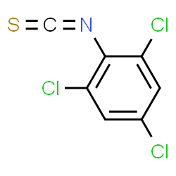 ChemSpider 2D Image | 2,4,6-TRICHLOROPHENYL ISOTHIOCYANATE | C7H2Cl3NS