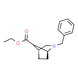 ChemSpider 2D Image | Ethyl (1S,4R)-2-benzyl-2-azabicyclo[2.2.1]heptane-7-carboxylate | C16H21NO2