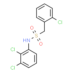 ChemSpider 2D Image | 1-(2-Chlorophenyl)-N-(2,3-dichlorophenyl)methanesulfonamide | C13H10Cl3NO2S