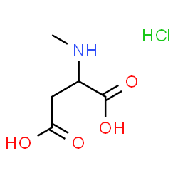 ChemSpider 2D Image | N-Methylaspartic acid hydrochloride (1:1) | C5H10ClNO4