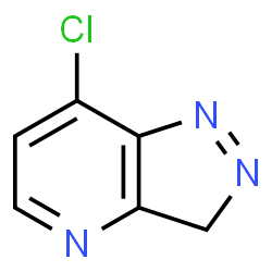 ChemSpider 2D Image | 7-chloro-1,3-dihydropyrazolo[4,3-b]pyridine | C6H5ClN3