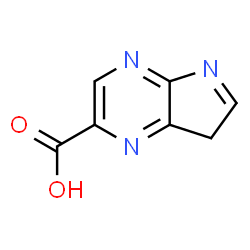 ChemSpider 2D Image | 5,7-dihydropyrrolo[2,3-b]pyrazine-2-carboxylic acid | C7H6N3O2