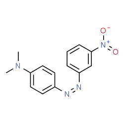 ChemSpider 2D Image | N,N-Dimethyl-4-[(Z)-(3-nitrophenyl)diazenyl]aniline | C14H14N4O2