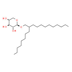 ChemSpider 2D Image | 2-Octyldodecyl beta-D-xylopyranoside | C25H50O5