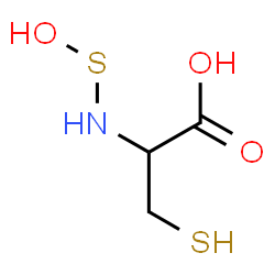 ChemSpider 2D Image | N-(Hydroxysulfanyl)cysteine | C3H7NO3S2
