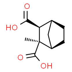 ChemSpider 2D Image | (1R,2R,3S,4S)-2-Methylbicyclo[2.2.1]heptane-2,3-dicarboxylic acid | C10H14O4