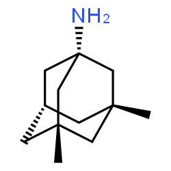 ChemSpider 2D Image | (1S,3S,5S,7S)-3,5-Dimethyl-1-adamantanamine | C12H21N