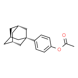 ChemSpider 2D Image | 4-[(3s,5s,7s)-Adamantan-1-yl]phenyl acetate | C18H22O2